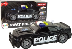 Police Car 1:14 Lights Sounds Black