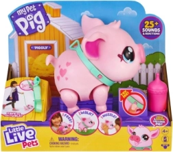 Little Live Pets interaktiivne põrsake Piggly jalutusrihmaga