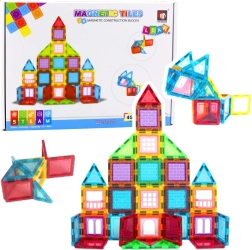 Magnetic 3D Building Set – Educational Kit, 45 Pieces