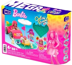 Barbie Color Reveal ehituskomplekt – roosa kabriolett piknikuga