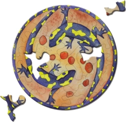 Ümmargune pusle CURIOSI Picoli – salamander, 33 tükki