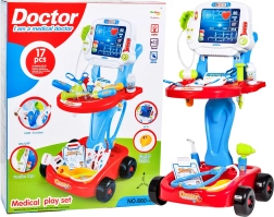 Mobiilne patareidega arstikomplekt – sinine