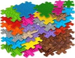 Woopie ortopeediline sensomotoorne matt Royal Puzzle, 26 osa + 4 mini