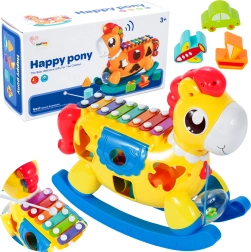 Kiikhobune sorteri ja taldrikutega