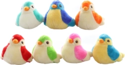 Plush bird with sound 14 cm, battery-operated - 1 piece