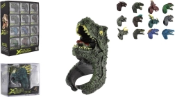 Reguleeritav laste dinosaurus-sõrmus, plast, 2 × 4 cm (motiivide valik)