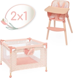 DeCuevas nukumööbli komplekt 2-in-1 Tulipe