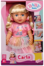 Nukk BABY born Carla 43 cm koos kammimistarvikutega