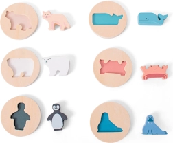 Wooden Outline Animal Puzzle