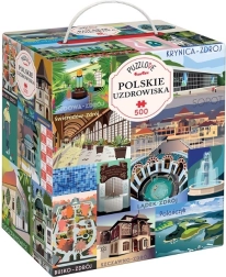 Pusle Puzzlove Poola kuurortlinnad 500 tükki