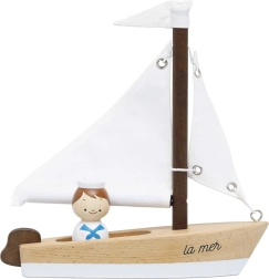 Le Toy Vani puidust purjelaev kapteniga
