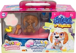 Fun bath set with beagle puppy – Brudaski in the bath: bathroom