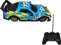 Valgustusega kaugjuhtimispuldiga RC-auto 20 cm