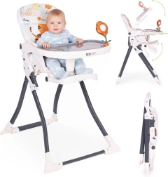 Kokkupandav laste söögitool mänguasjadega ECOTOYS