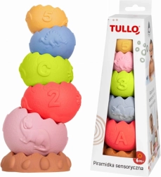 Pastellne sensoorne püramiid Tullo
