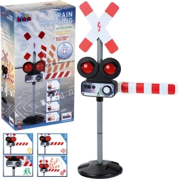 Raudteeülesõidukoha valgus- ja helisignaalidega liiklusmärk 78 cm KLEIN