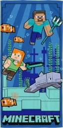 Kiiresti kuivav laste rätik Minecrafti veealune seiklus