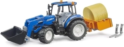 Bruder traktor NEW HOLLAND T5.120 esilaaduri, kasti, kahvlite ja heinapakiga