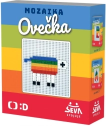 Colorful Mosaic Little Sheep