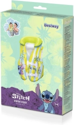 Kids' inflatable swim vest STITCH 51 × 46 cm
