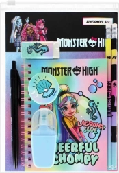 Koolikomplekt MONSTER HIGH pinali ja vihikuga