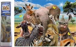 Teemandimaal Safari selfie 30 × 40 cm