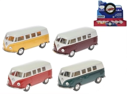 Metal Model Volkswagen Classical Bus 1962 1:32 with pull-back drive