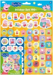 Kleepsukomplekt 190+ Põrsas Peppa