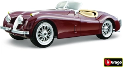 Bburago Jaguar XK 120 Roadster 1:24 punane (1951)