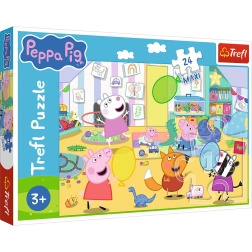 Puzzle 24 maxi – Beautiful Peppa – Happy Pig PEPPA by Trefl