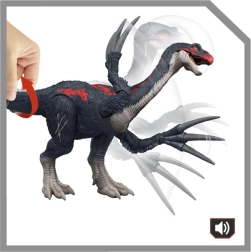 JURASSIC WORLD Therizinosaurus figuur helide ja rünnakuga