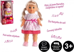 Nukk Barunka kõndiv ja tšehhi keeles laulav 42 cm