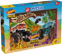 Pusle HOT WHEELS 60 tükki 50 × 35 cm