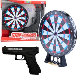 Laserpüstol märklauaga lastele – tulistamismäng tulede ja helidega