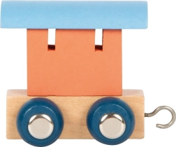 Oranž puidust vagun Small Foot Polar Train