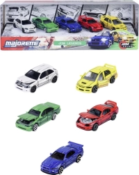 Majorette Japan Series viieosaline metallautode komplekt 1:64