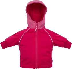 Pink children's softshell jacket