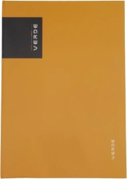 VERDE A4 Record Book, Mustard