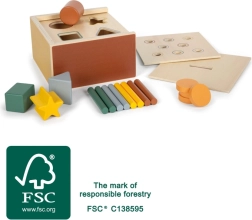 Montessori multifunktsionaalne sorteerimis- ja sisestuskast small foot
