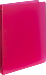Opaline Folder Red A4 with Ring Mechanism