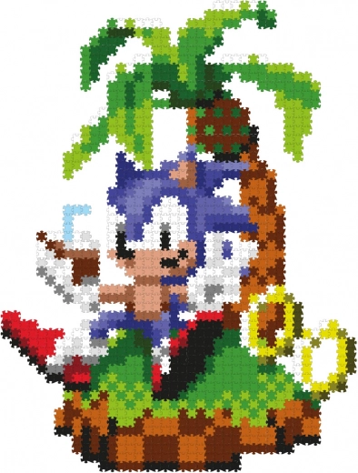 Jixelz Remix Sonicu plastist pikslipusle – Chillin' SONIC