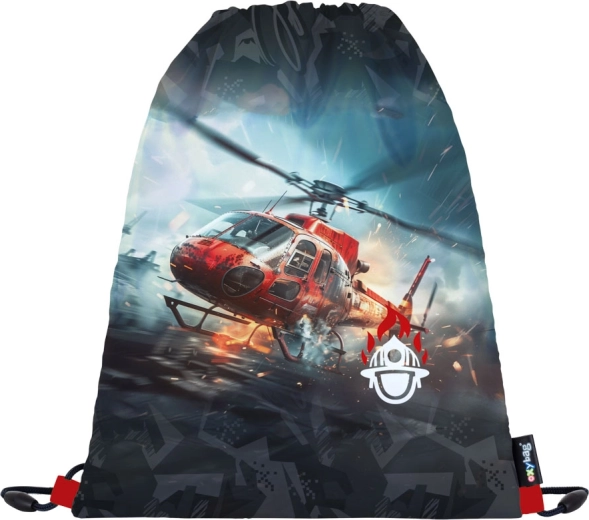 Praktiline kott tuletõrjemotiiviga