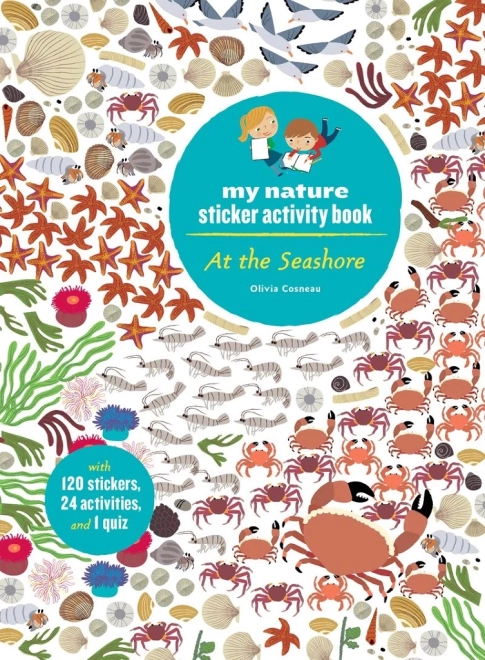Chronicle Books activity book with stickers – Seashore