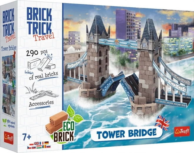 Klotsidest ehituskomplekt Tower Bridge – TREFL Brick Trick Travel (290 osa)