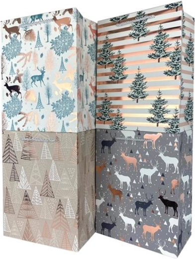 TORO Christmas Paper Gift Bag 40 × 30 × 12 cm, assorted designs