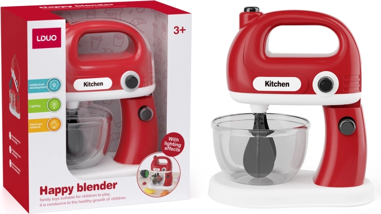 Children's countertop blender with light effects