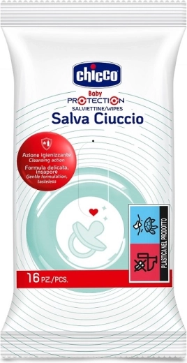 Chicco niisked puhastuslapid luttide ja beebitarvete jaoks 16 tk
