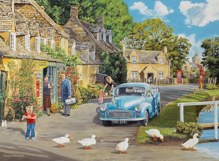 Beautiful countryside illustrations full of detail