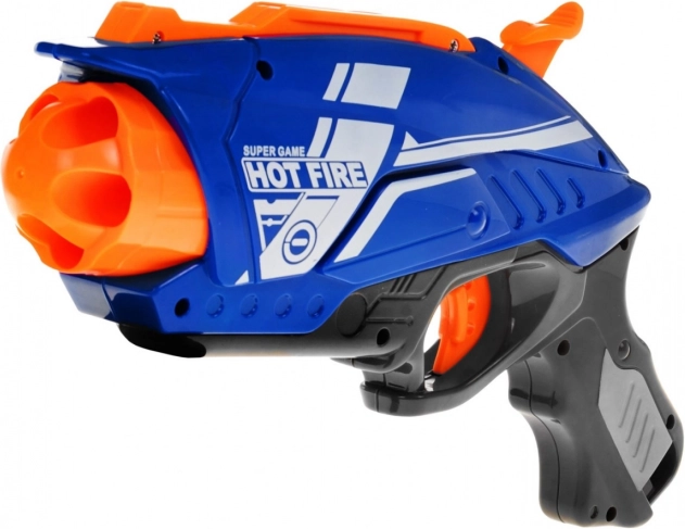 Kids' foam dart blaster BLAZE STORM Hot Fire, manual spring-powered, 20 darts