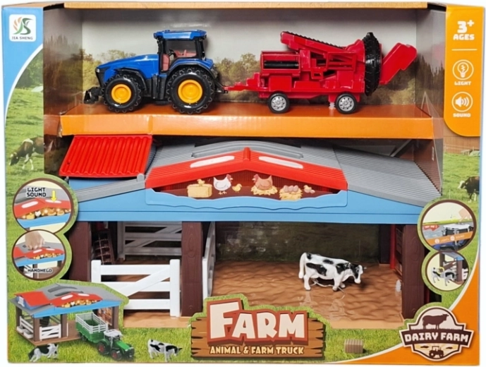 Talukomplekt: farm koos lisatarvikutega, valguse ja heliga – 1 tk